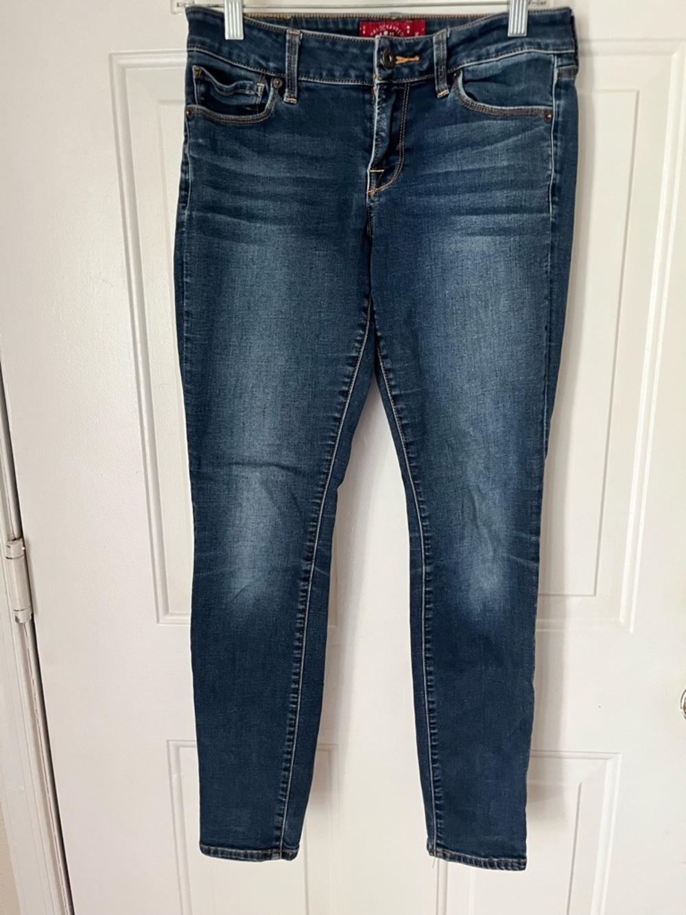 Lucky Brand Leyla Women's Jeans Size 2/26 Regular Skinny Dark Wash Denim